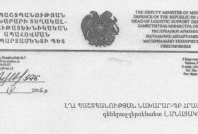 La raison secrète du congédiement des généraux arméniens - Document